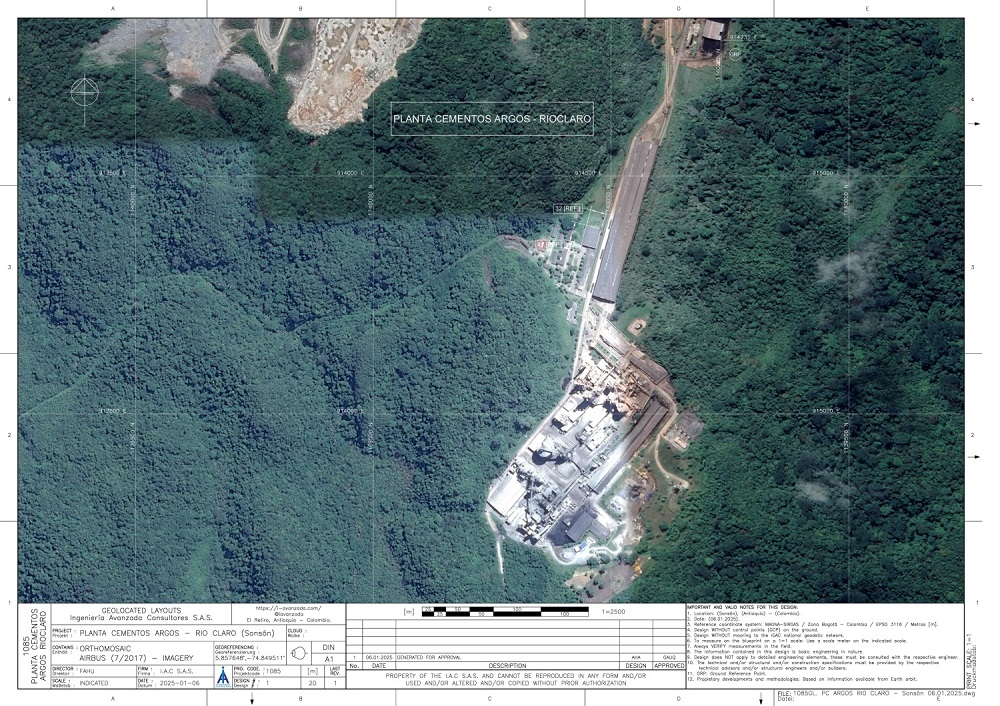 Planta Cementos Argos - Rio Claro AutoCAD File